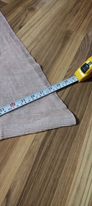 szal 2,30 x 70cm pudrowy róż