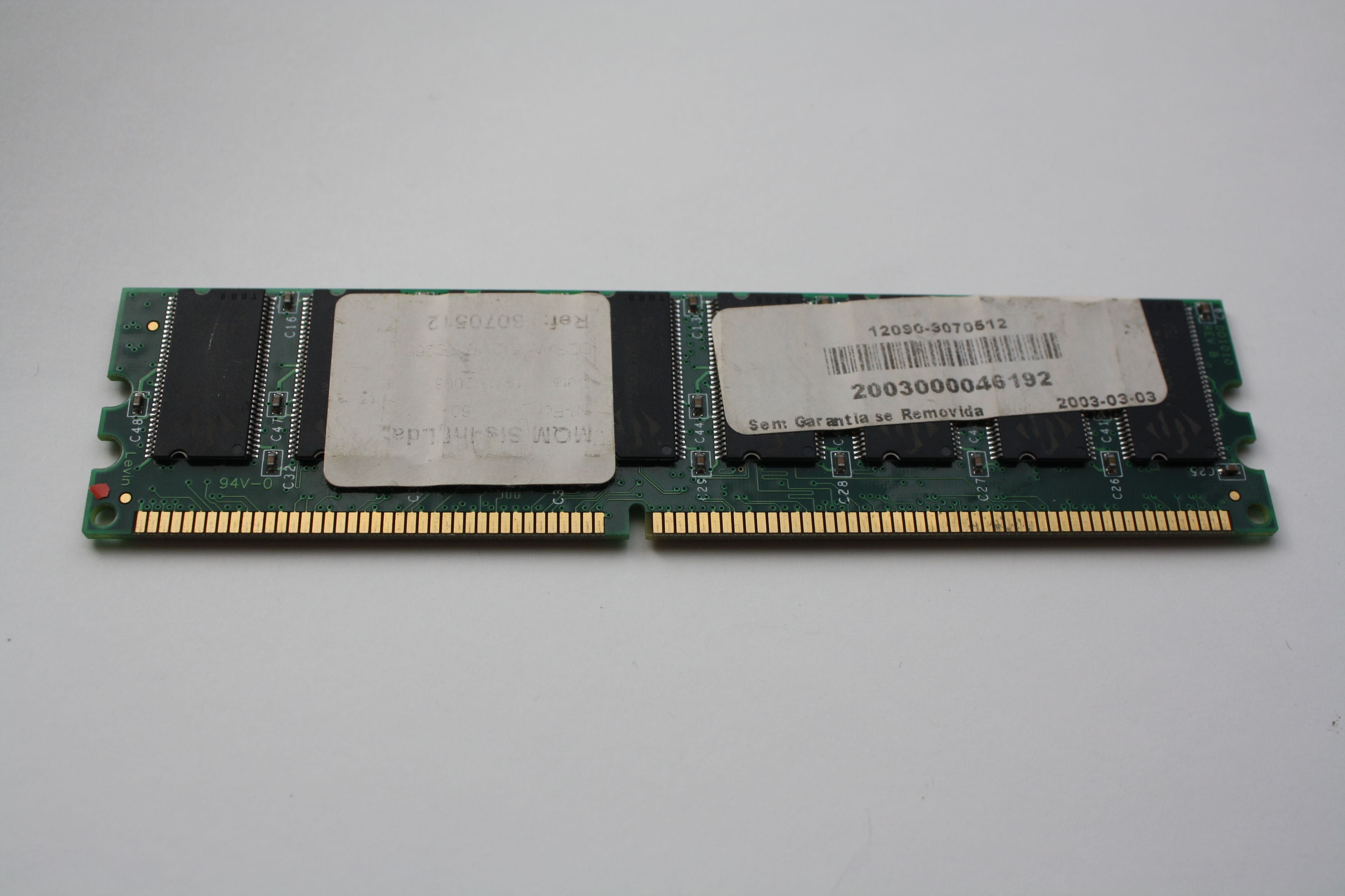 Memória RAM SPECTEK 512Mb DDR Pc2100