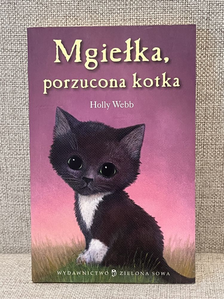 Książka Mgiełka porzucona kotka Holly Webb zielona sowa