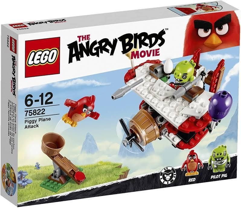 LEGO ANGRY BIRDS 75822 Atak Samolotem Świnek