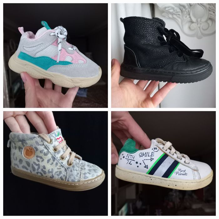 Ботинки, 22, кожа, чоботи