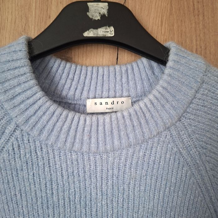 Sandro светр оригінал мохеровий