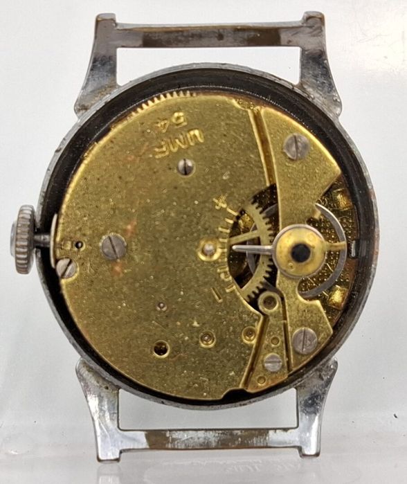 Stary zegarek mechaniczny kolekcjonerski uszkodzony Ruhla umf