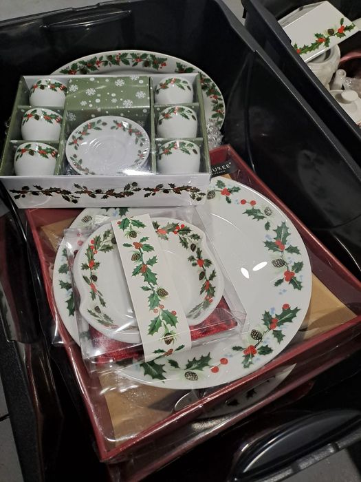 Serviço pratos Natal
