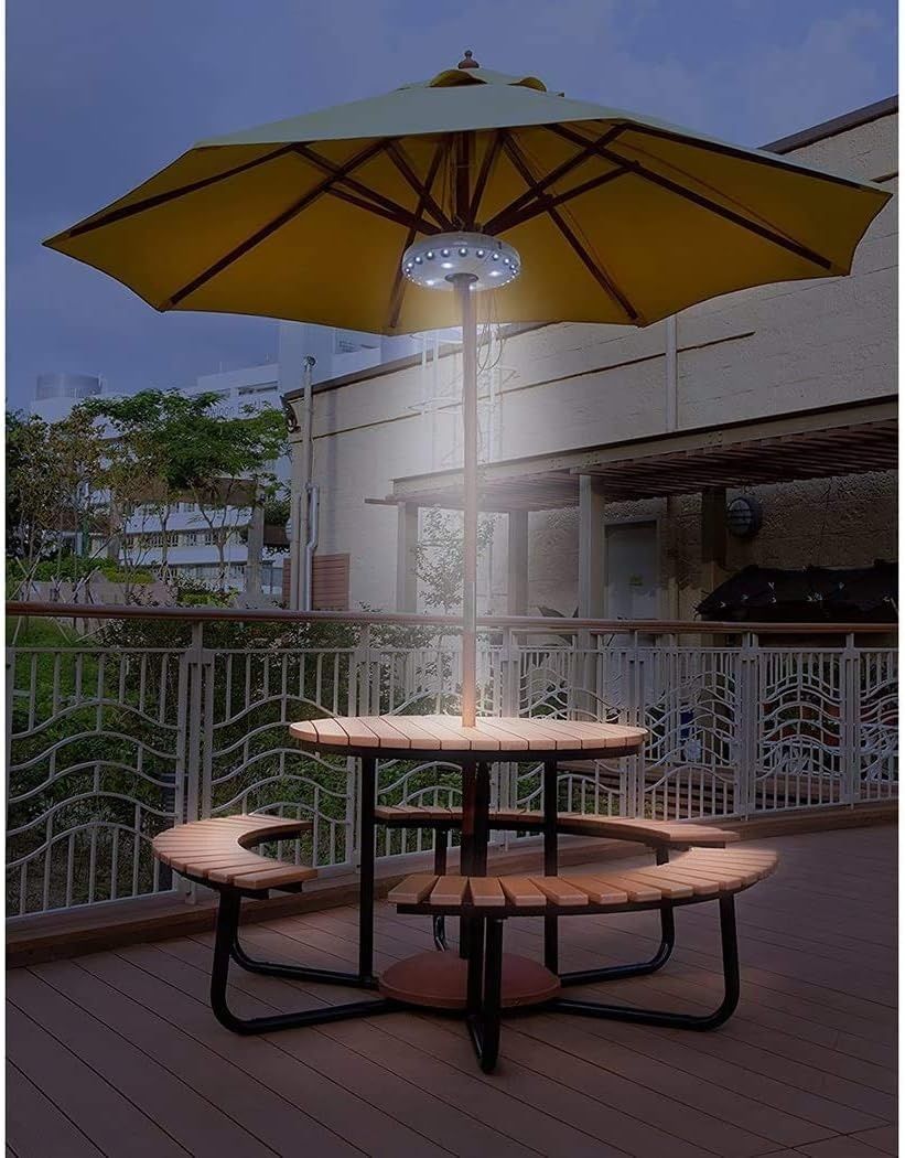 Bezprzewodowa Lampa parasolowa 32 COB + 4 LED