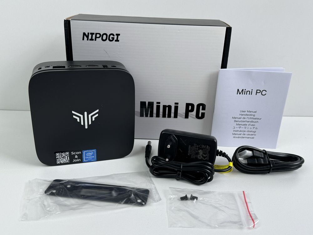 Новий міні-комп’ютер NiPoGi AK1PLUS Alder Lake N97 16/512GB Black