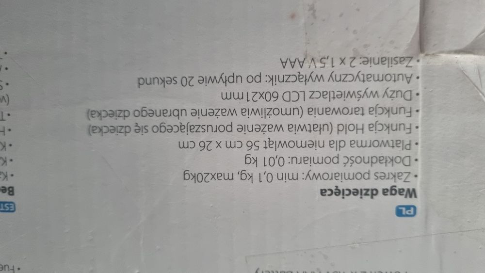 Waga dla niemowląt