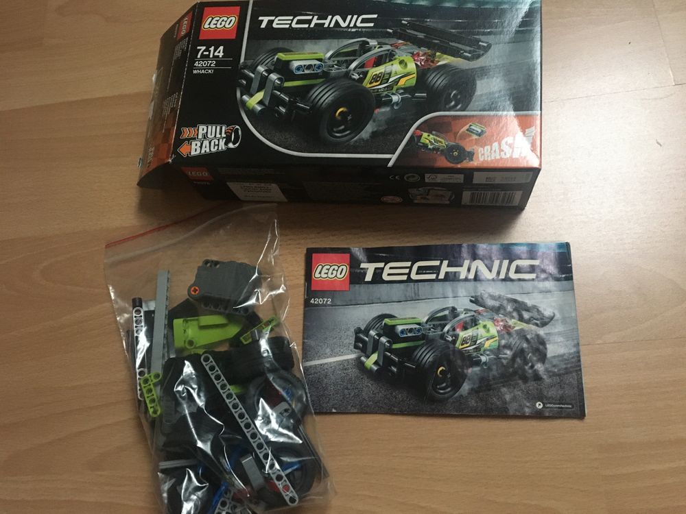Klocki LEGO Technics zielona wyścigówka 42072