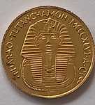 Egypt, Medal, Nefertiti and Tutankhamun, , Gold