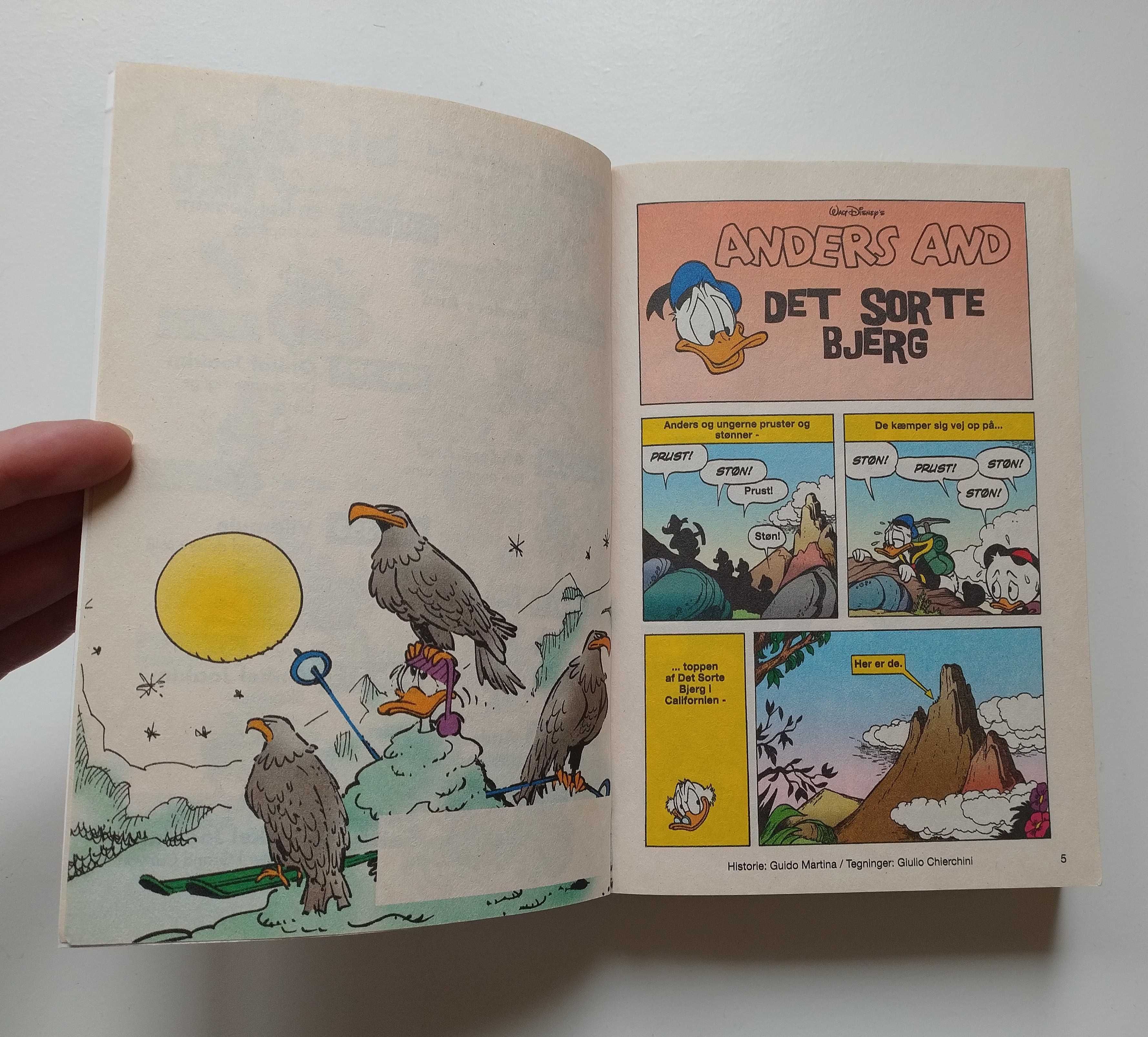 PÅ TOPPEN! Komiks po duńsku Walt Disney Kaczor Donald książka duński