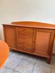 Komoda drewno rattan