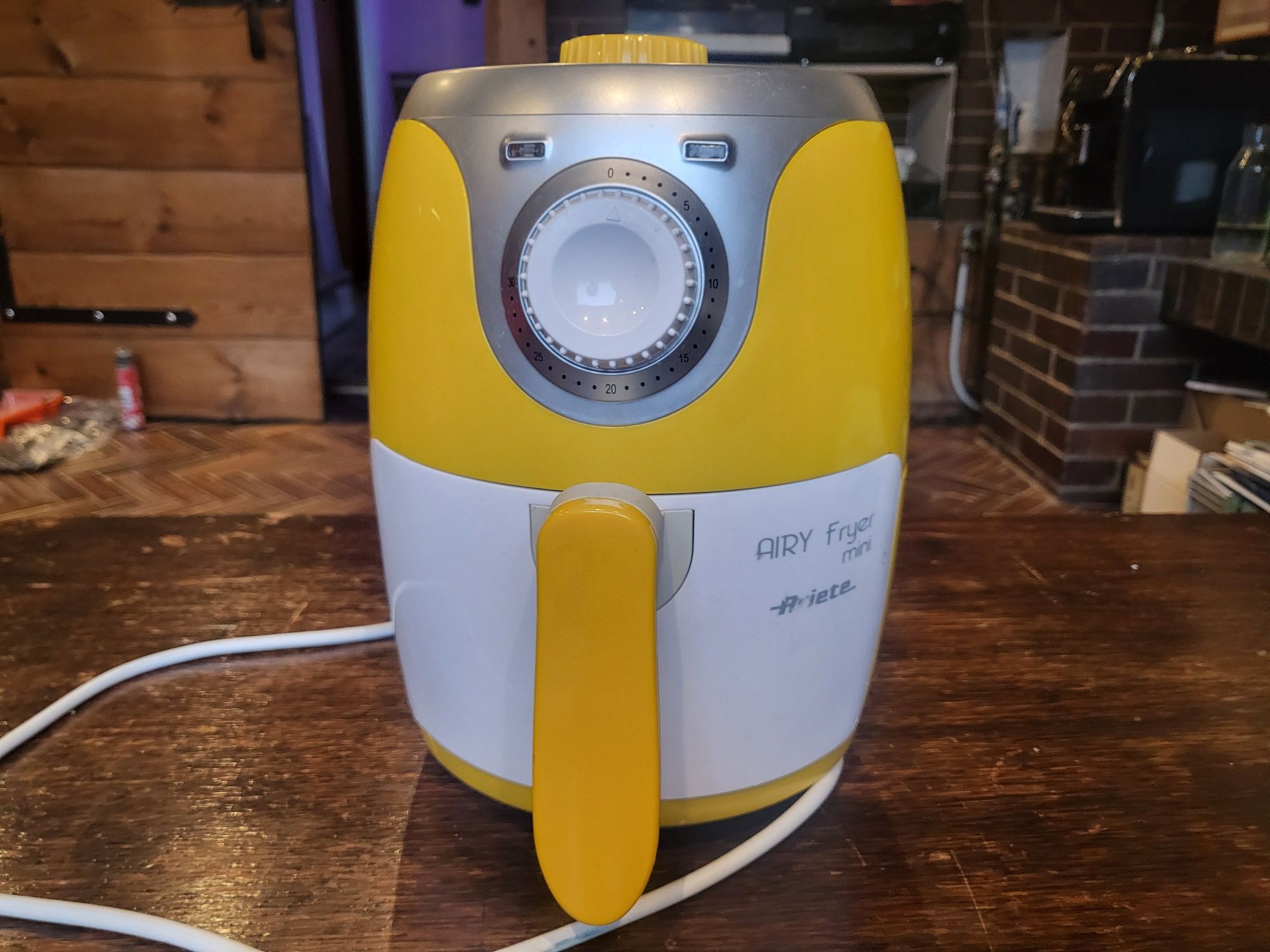 Airy fryer mini Ariete żółta śliczna frytownica