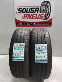 2 pneus semi novos 195-65r15 michelin - oferta dos portes 85 Euros