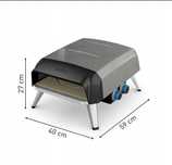 Tefal JM4130 pizza Pronto Pizza grill szary piec do pizzy gazowy