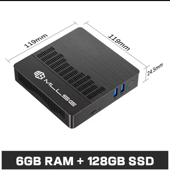 Mini Pc 6gb com 128gb