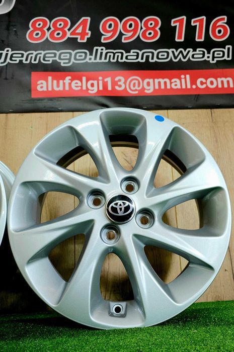 NOWE ALUFELGI TOYOTA - 15x4x100 - Aygo, Yaris, IQ