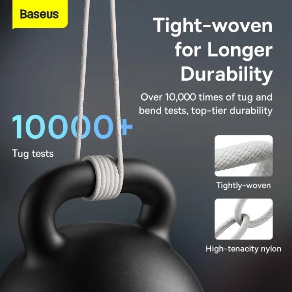 Кабель Baseus Dynamic USB - Type-C 100W 20V 5A 2метра Белый