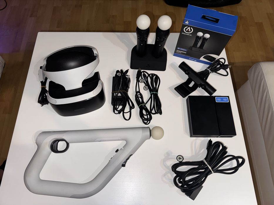 Gogle VR + kontrolery