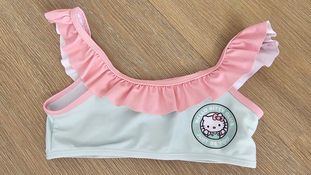 Strój kąpielowy dziewczęcy dwuczęściowy Hello Kitty rozm. 122/128