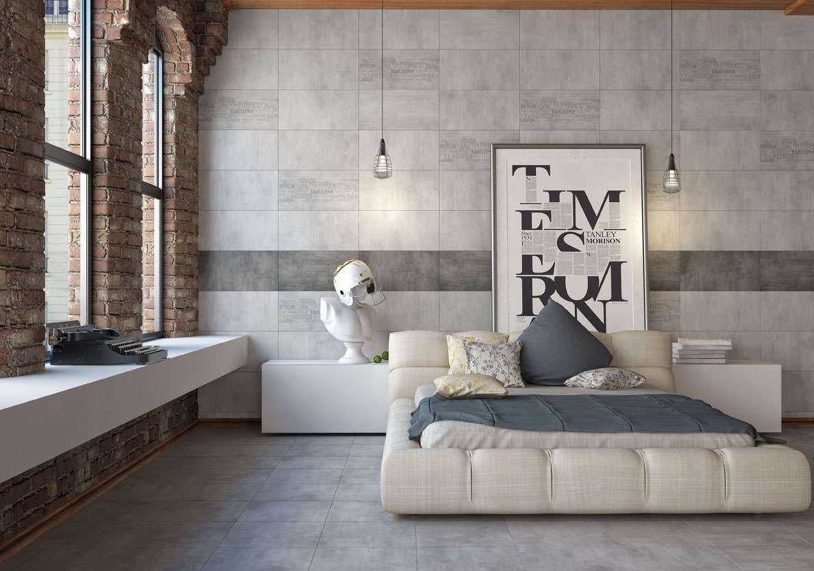 Матовая Серая Плитка KENDAL URBAN для стен и пола  30,7x60,7 см
