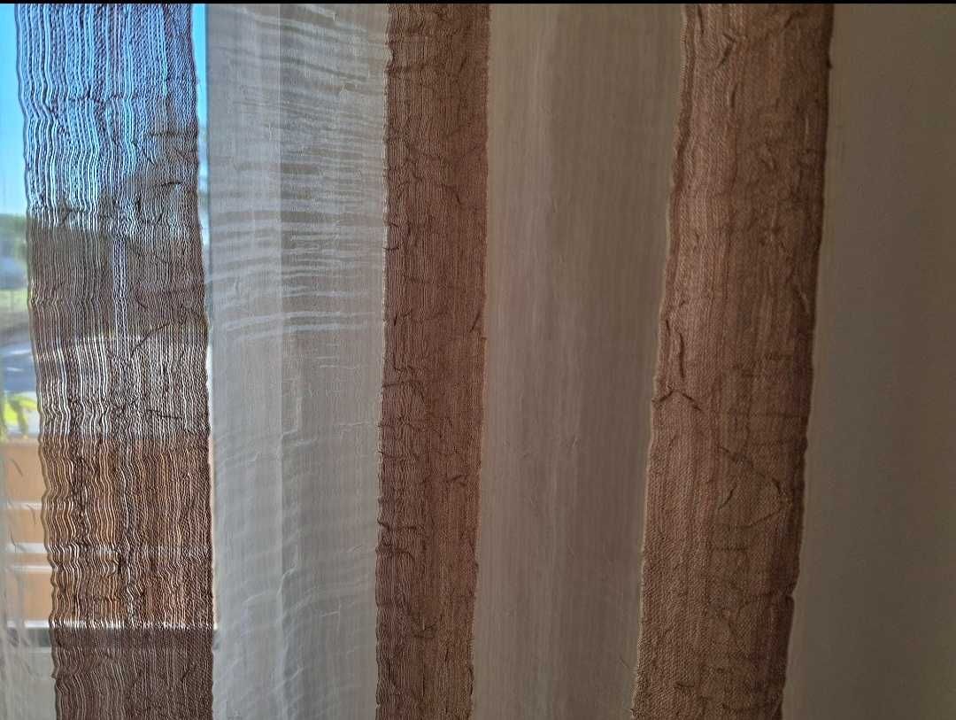 Conjunto 2 cortinados ( 4 Cortinados ) tecido organza