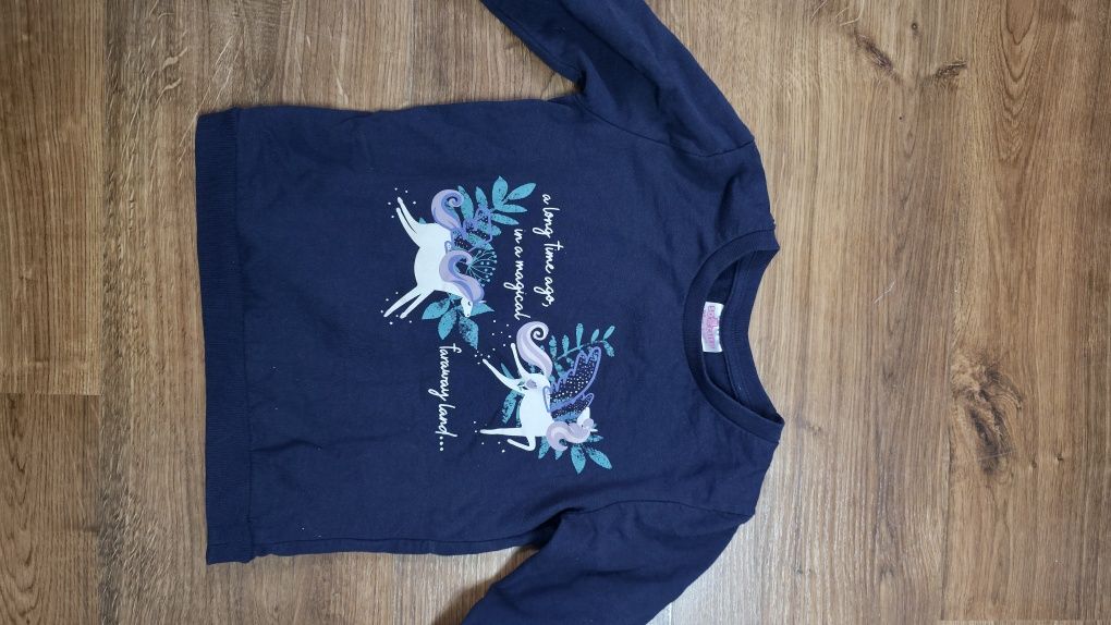 Zestaw bluz dla dziewczynki bluza niemowlęca ocieplana na jesień zimę