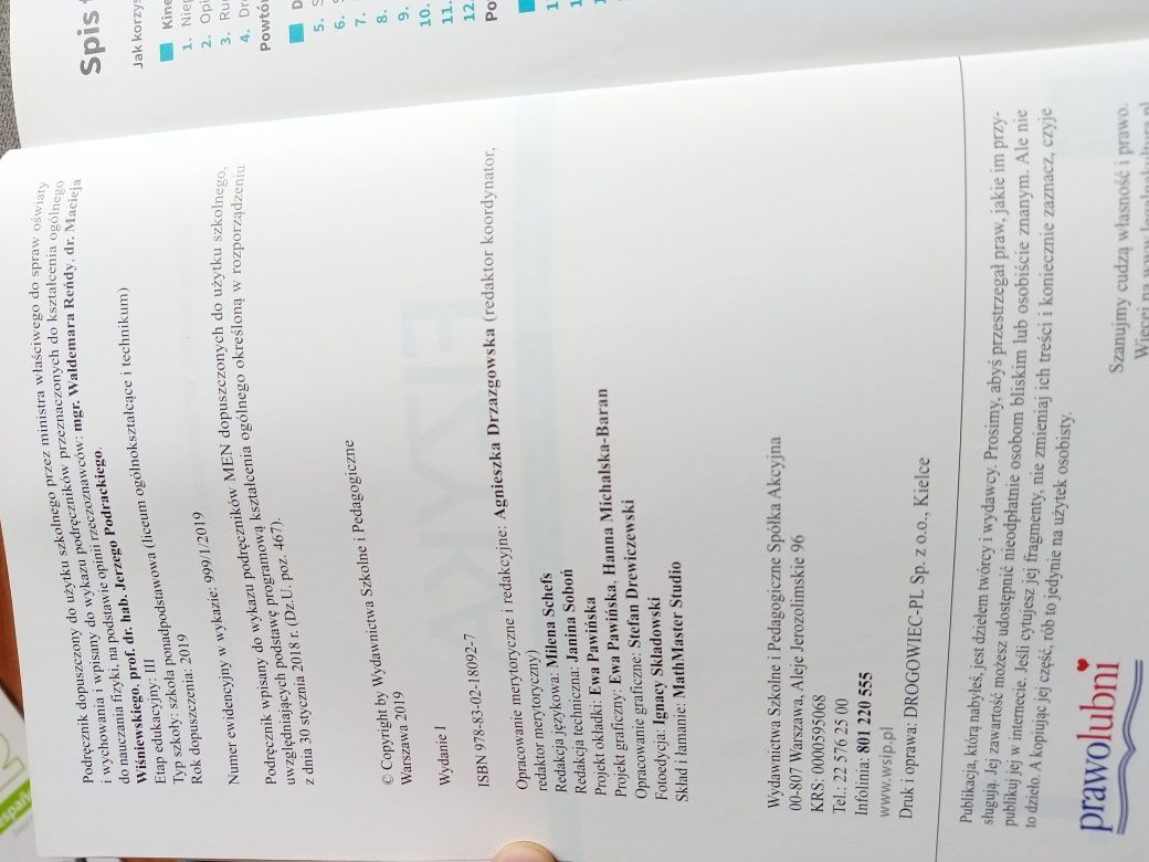 Fizyka 1 Podręcznik Liceum i Technikum Zakres Podstawowy