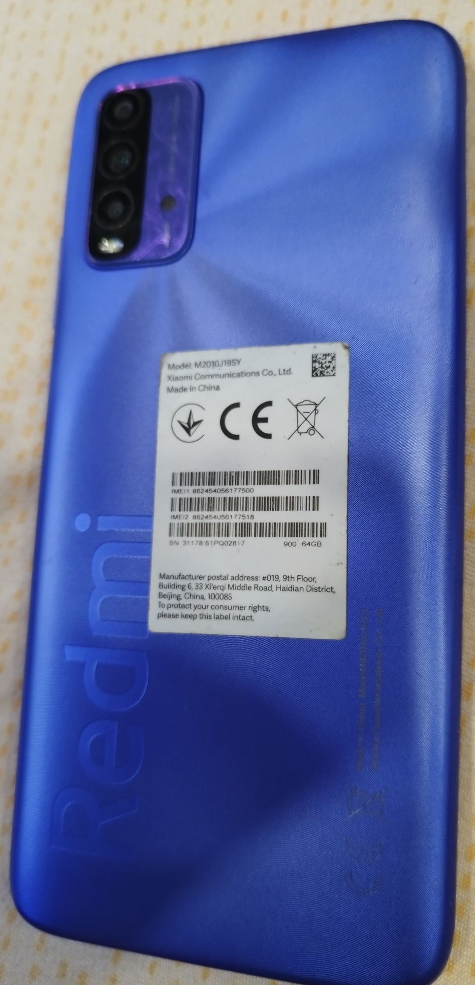 Xiaomi Redmi 9t 4/64 GB NFC Snapdragon Twilight Blue