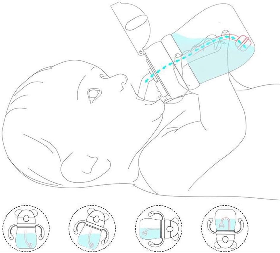 Kubek Bidon z obciążoną słomką 250 ml