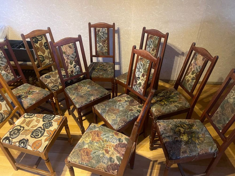 Стільці кухонні деревʼяні, під реставрацію. Стулья кухонные деревянные