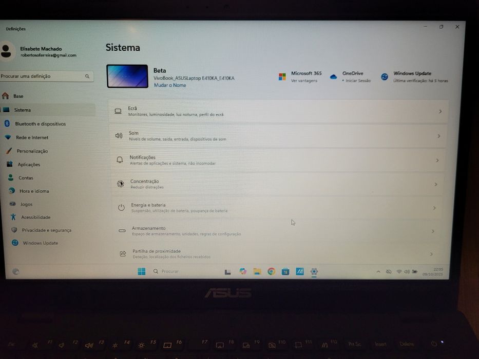 Asus E410KA como novo