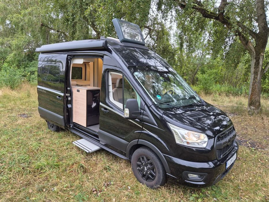 Dethleffs Globetrail 590DK 170KM Automat FV23% MAX doposażony zadbany kamper van kampervan  OKAZJA/Black Edition/170KM/HAK/markiza/solar/TV