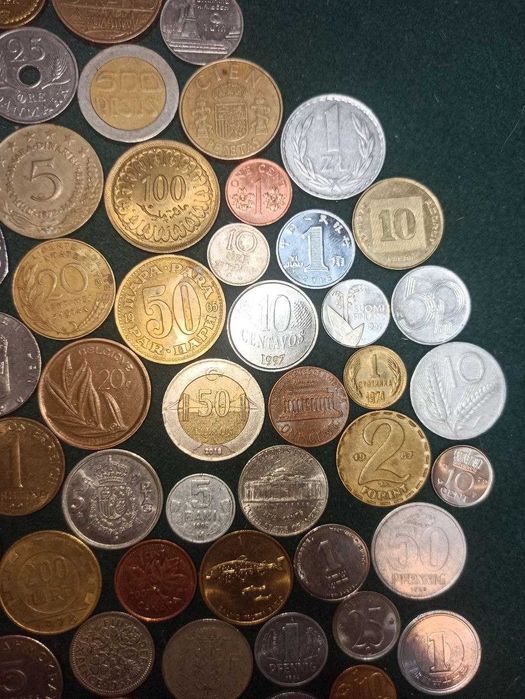 Набір монет світу 100 шт. - без повторів / набір №11