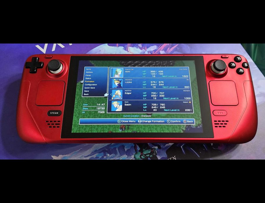 Новий Корпус | Steam Deck LCD  (Vampire Red)