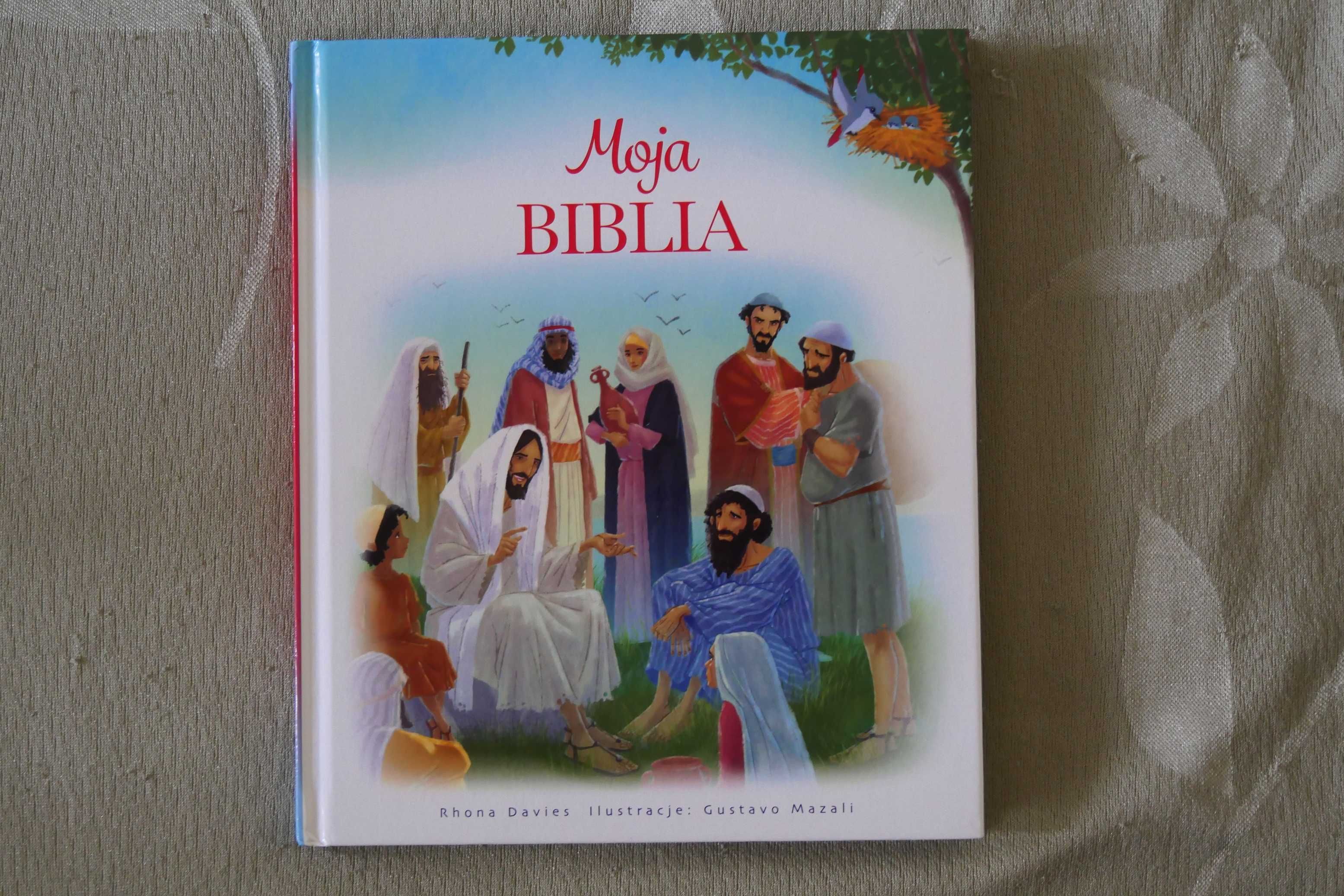 Nowa książka dla dzieci Moja Biblia Rhona Davies na prezent Komunia