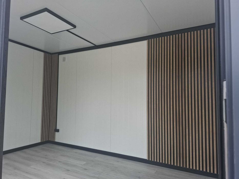 Pawilon mieszkalny 7x2,90 m Kontener biurowo-handlowy Lamele Od ręki!