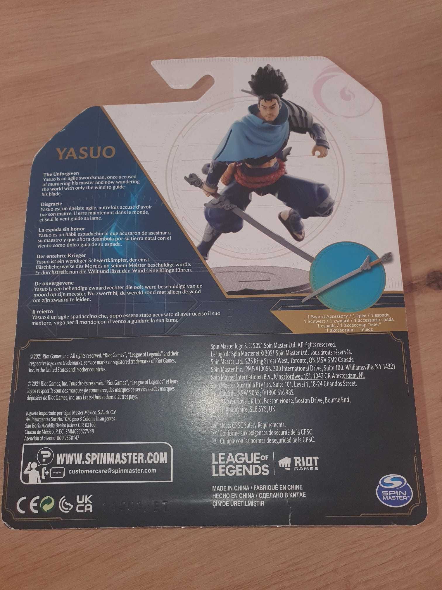 League of Legends Yasuo Figura