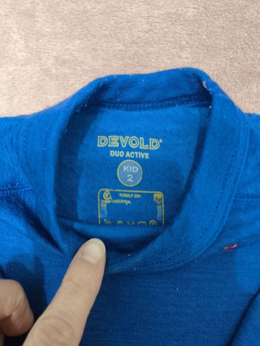 Devold 92, Koszulka wełniana i rękawiczki 6-8 lat