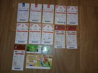 Zestaw 13x używany bilet Polska - Reprezentacja Polski