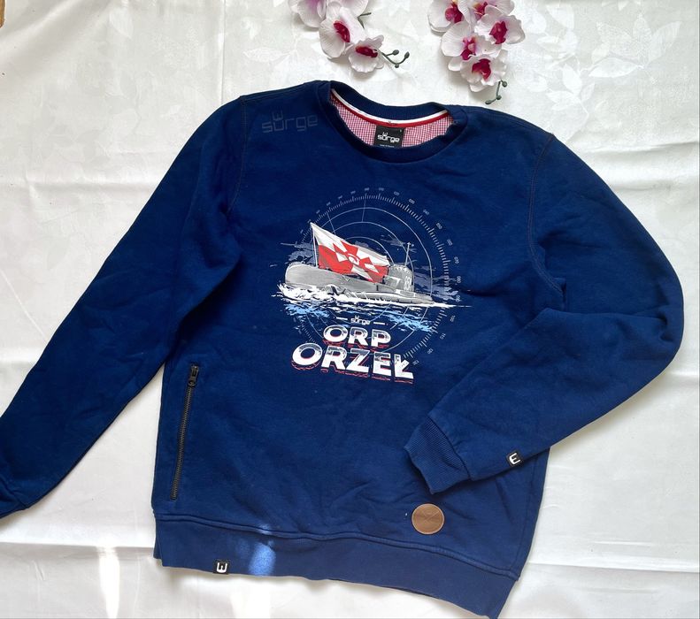 Surge bluza ORP Orzeł unikat bawełniana granatowa S/M casual