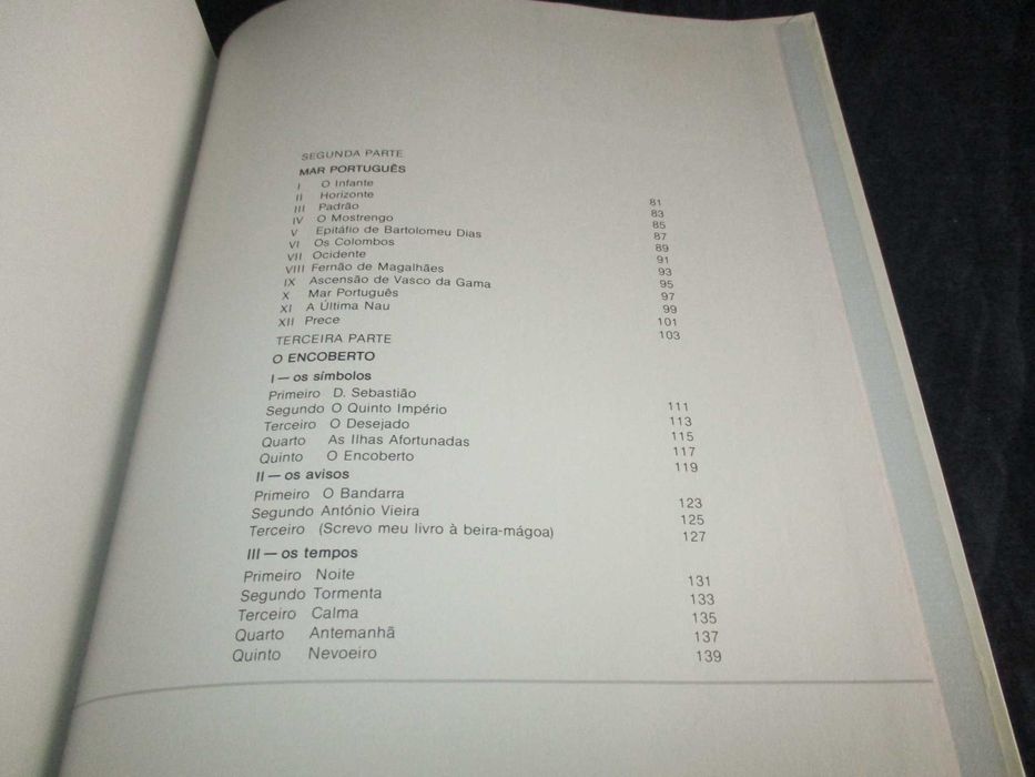 Livro Mensagem Fernando Pessoa 7 histórias Júlio Pomar Numerado