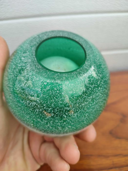 Szklana lampka naftowa - Design - vintage - B