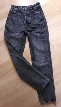 Stradivarius spodnie jeansy czarne 32