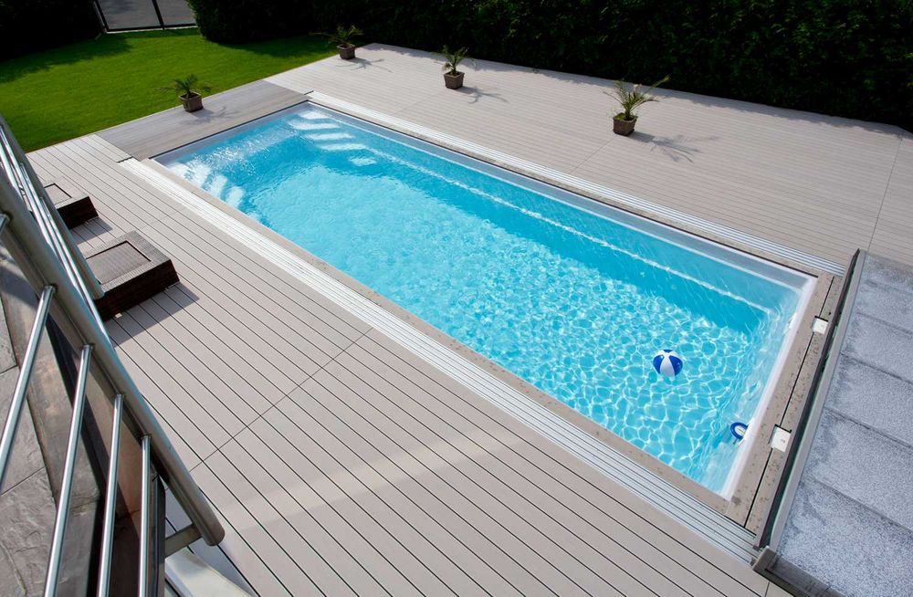Basen ceramiczno-karbonowy 10,0x3,7x1,5m DOŻYWOTNIA GWARANC bez betonu