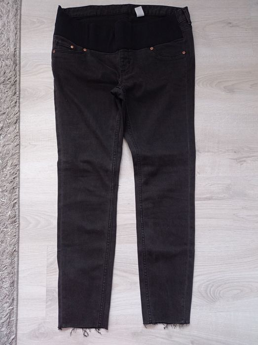 H&M Mama spodnie ciążowe jeansy skinny niski pas 40 L