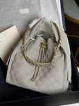Сумка сумочка Chanel Hobo шанель хобо замшева сіра