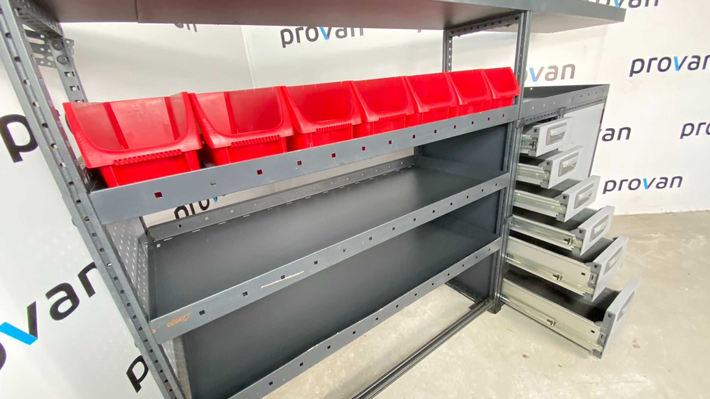 ZABUDOWA WARSZTATOWA serwisowa MODUL SYSTEM półki pojemniki szuflady