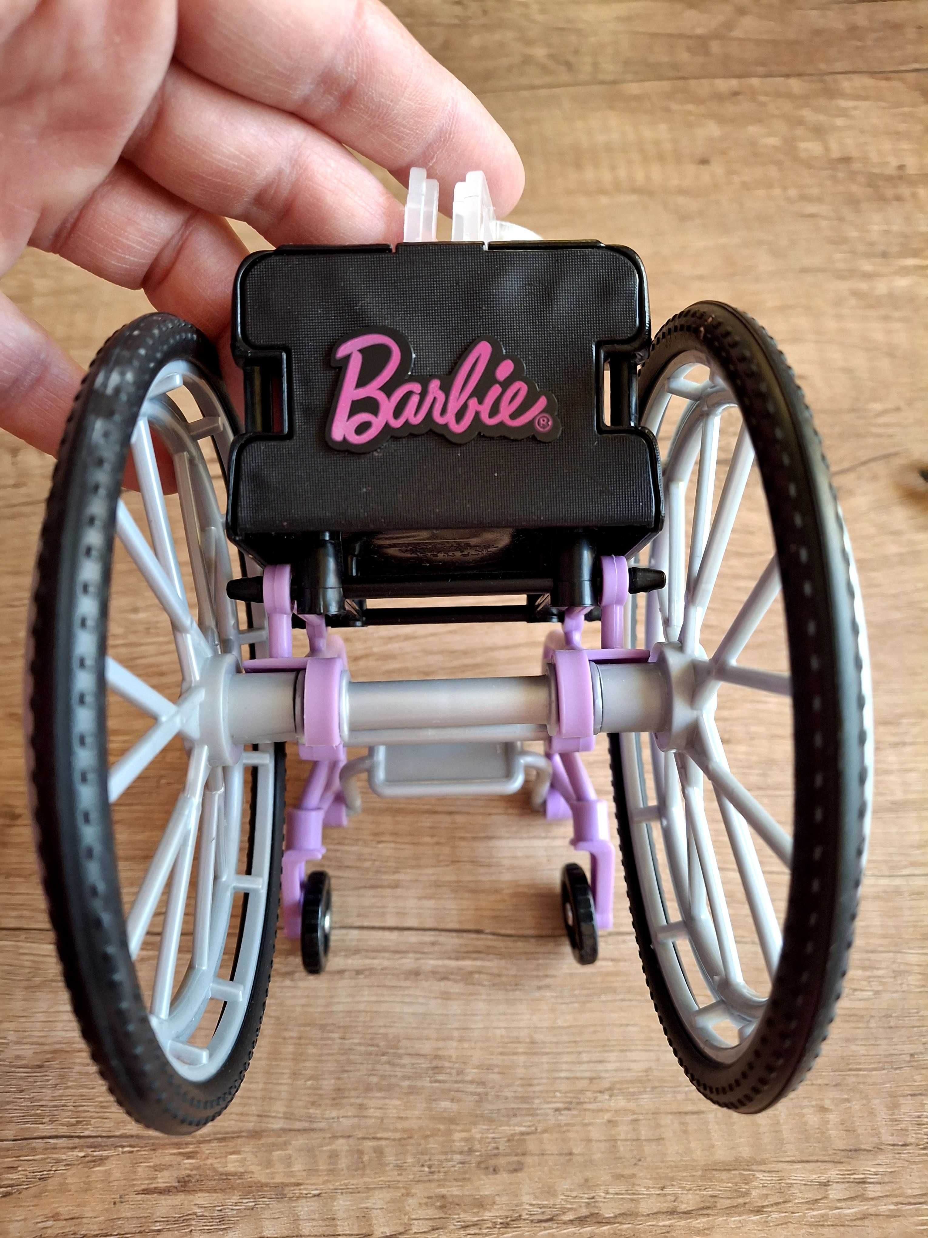 Wozek inwalidzki dla lalki Barbie