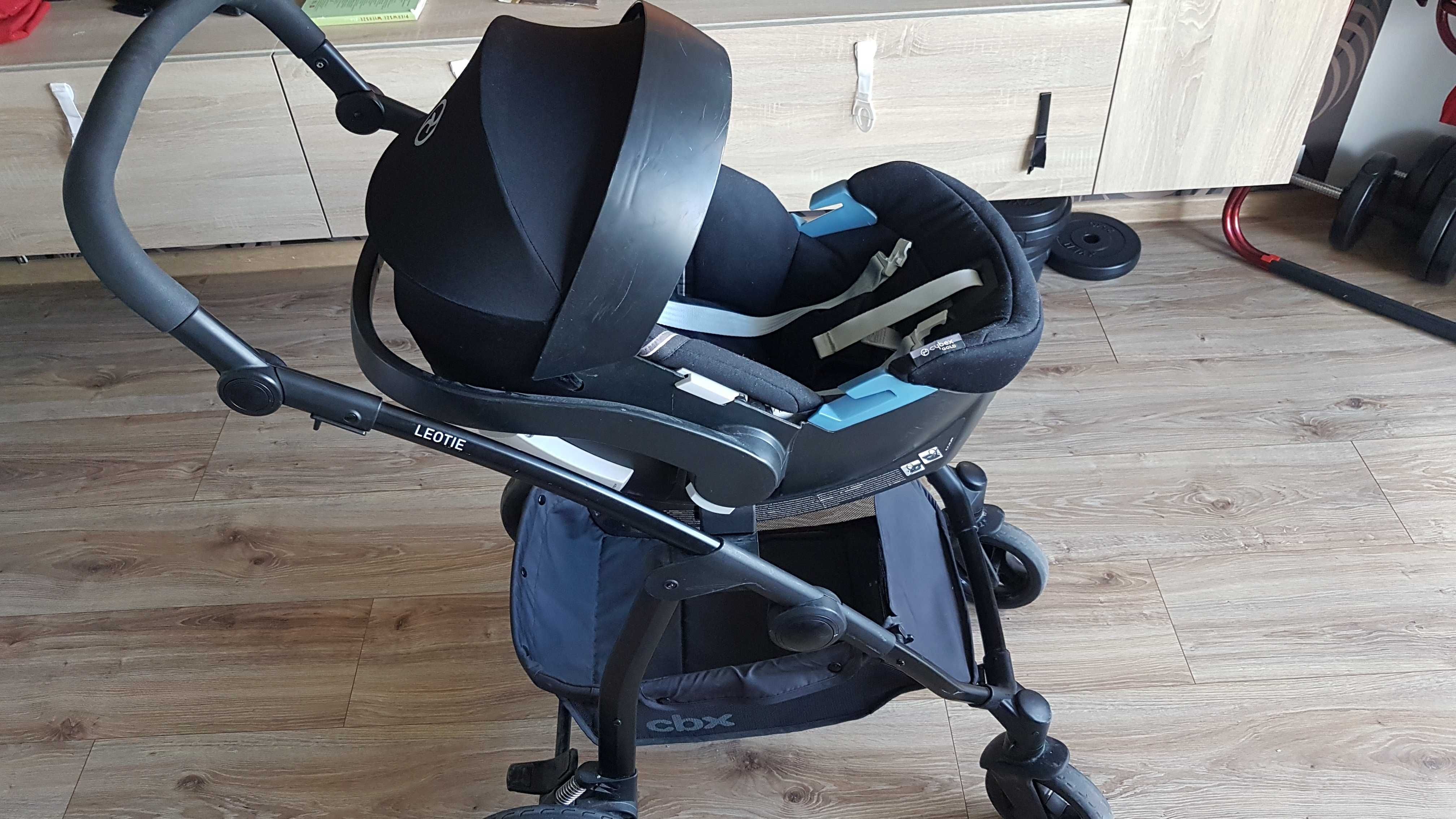 Wózek CBX Leotie 2w1 + fotelik cybex gold 0-13kg