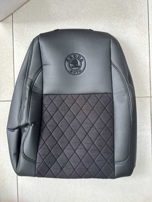 Чехлы салона Skoda Rapid 2012-2020 Экокожа Модельные Новые EMC-Elegant